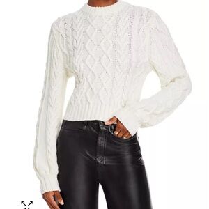 Proenza Schouler White Lable Chunky Cable Sweater